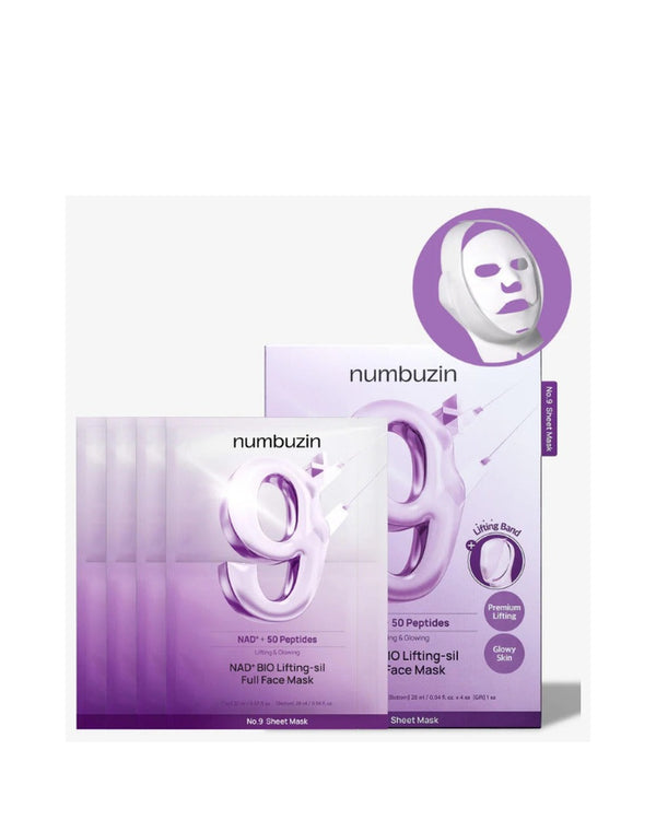 Numbuzin No.9 NAD+ Bio Lifting-sil Full Face Mask